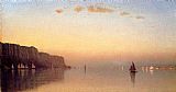 Sunset over the Palisades on the Hudson by Sanford Robinson Gifford